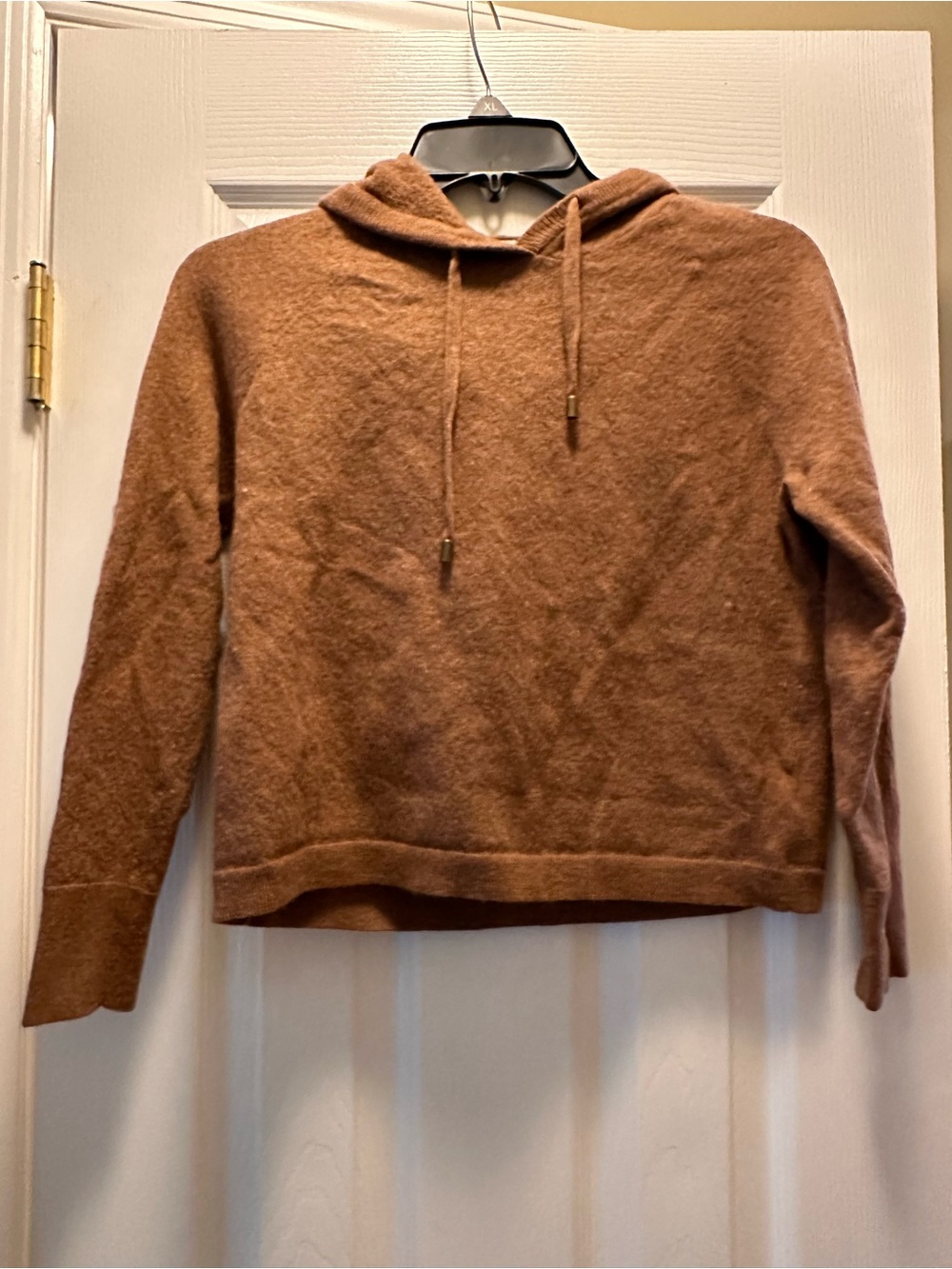 Rachel Zoe Brown Merino Wool Hoodie